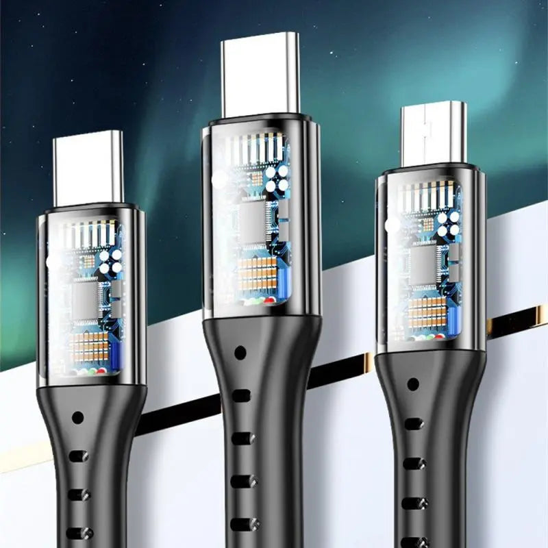 3-in-1 Fast Charging 5A Phone Cable