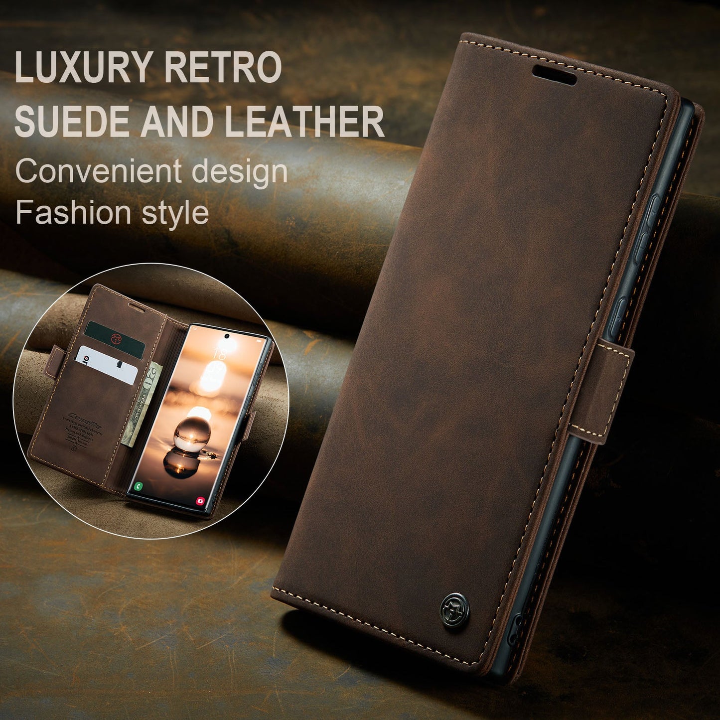 Multi-Function Retro Wallet Case for Samsung Galaxy