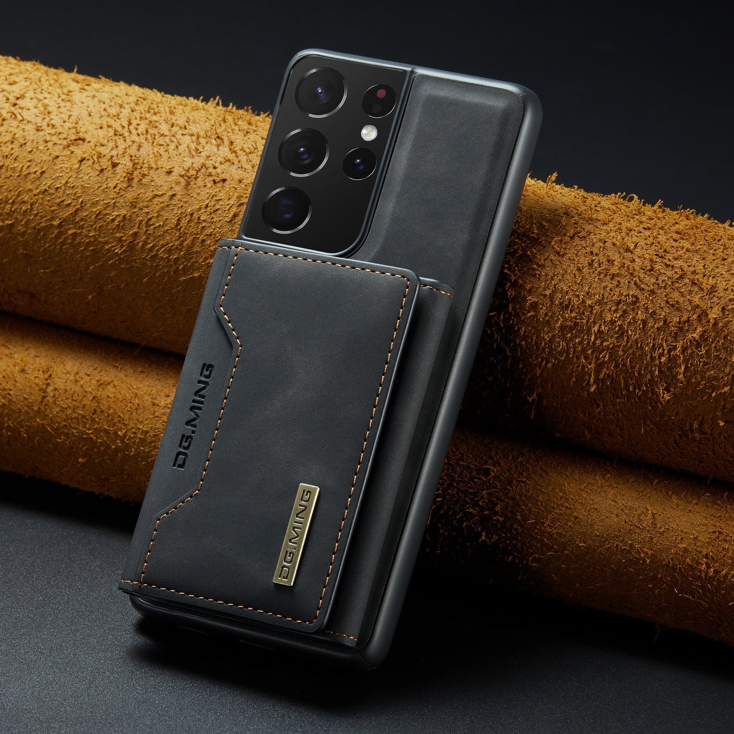 2-in-1 abnehmbare Leder-Brieftaschenhülle für Samsung Galaxy