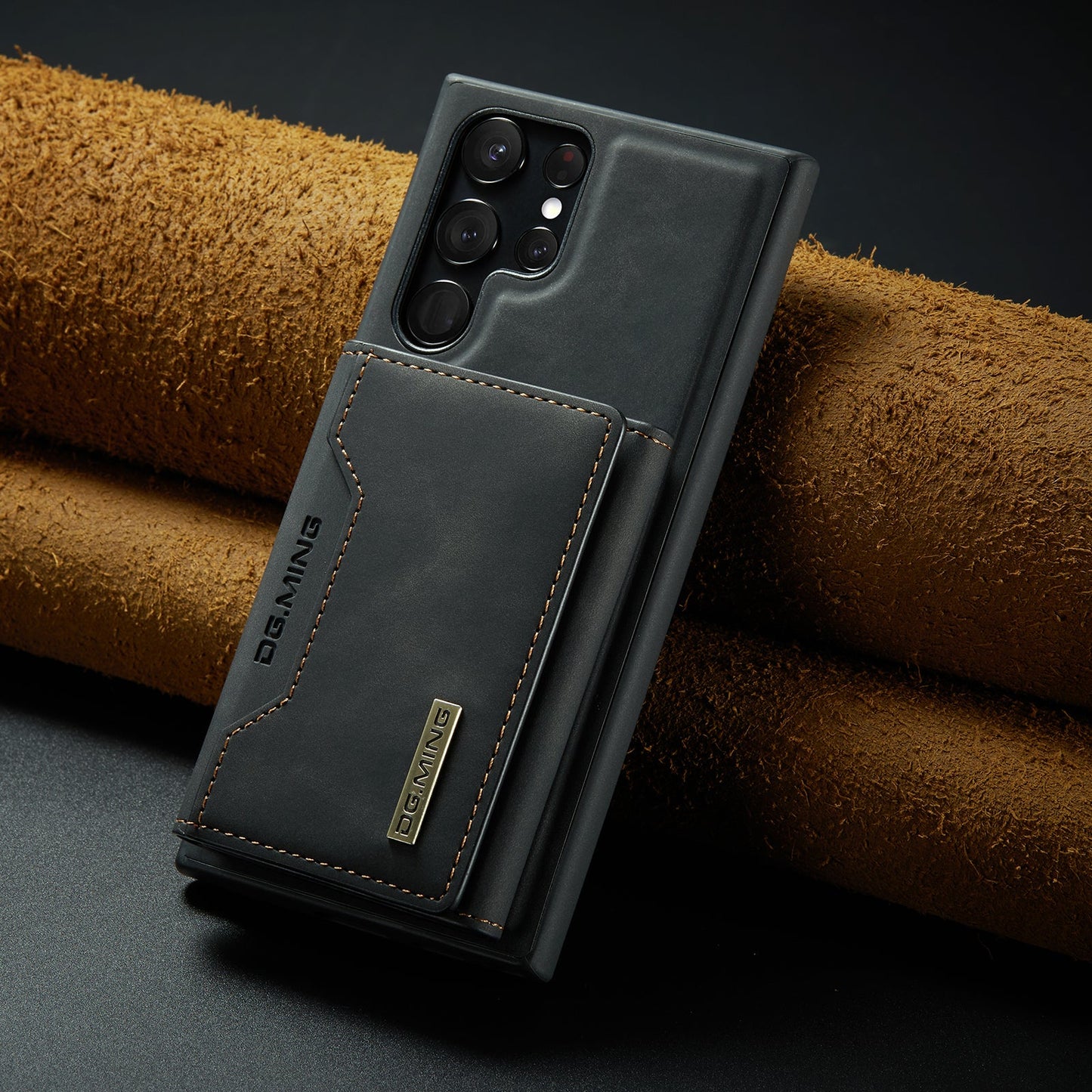 2-in-1 abnehmbare Leder-Brieftaschenhülle für Samsung Galaxy