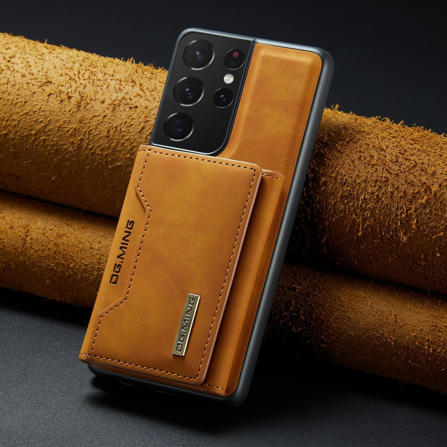 2-in-1 abnehmbare Leder-Brieftaschenhülle für Samsung Galaxy