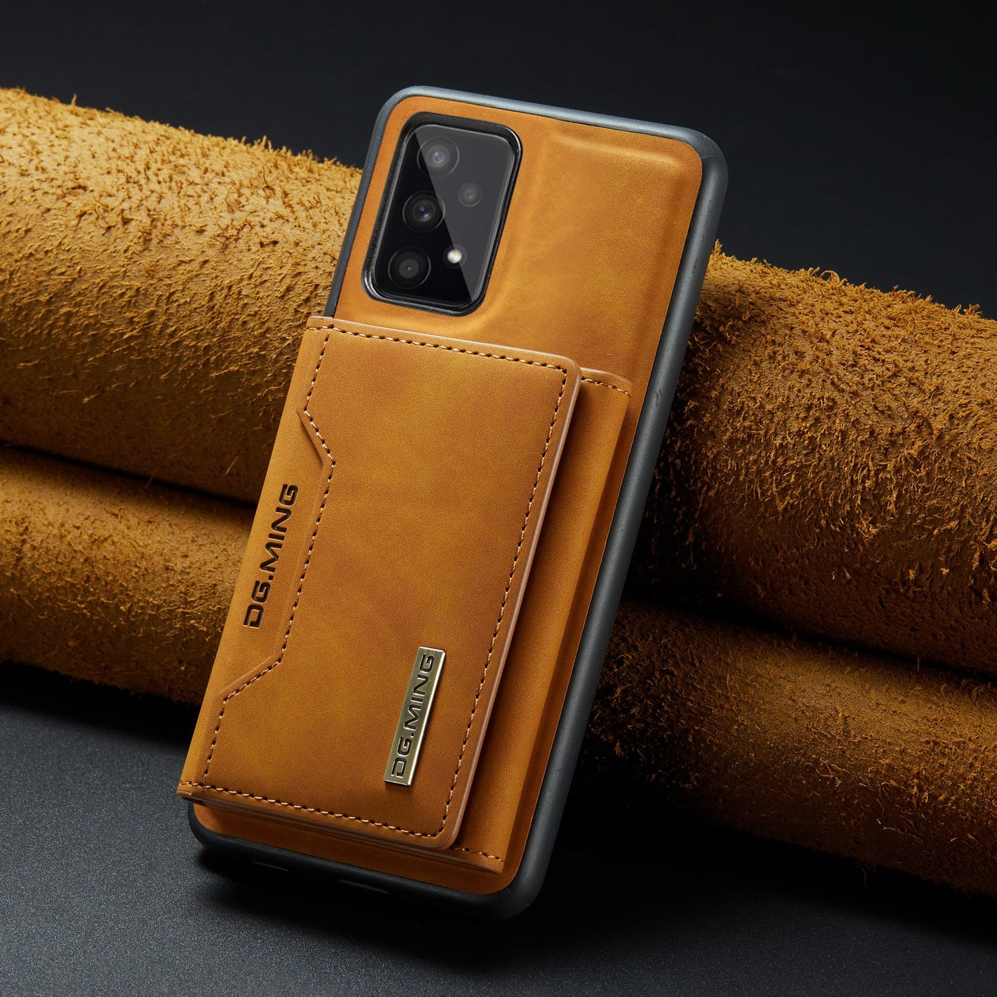 2-in-1 abnehmbare Leder-Brieftaschenhülle für Samsung Galaxy