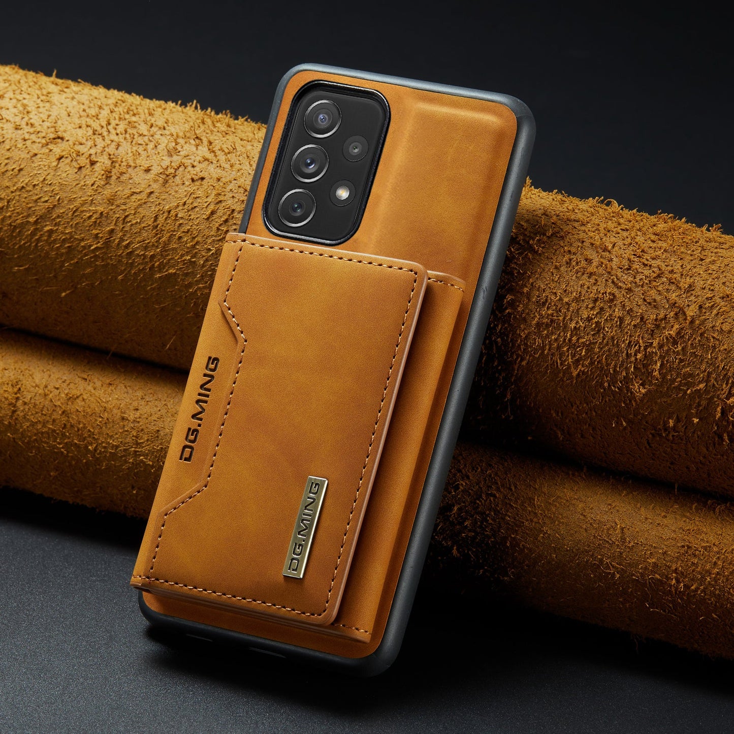 2-in-1 abnehmbare Leder-Brieftaschenhülle für Samsung Galaxy