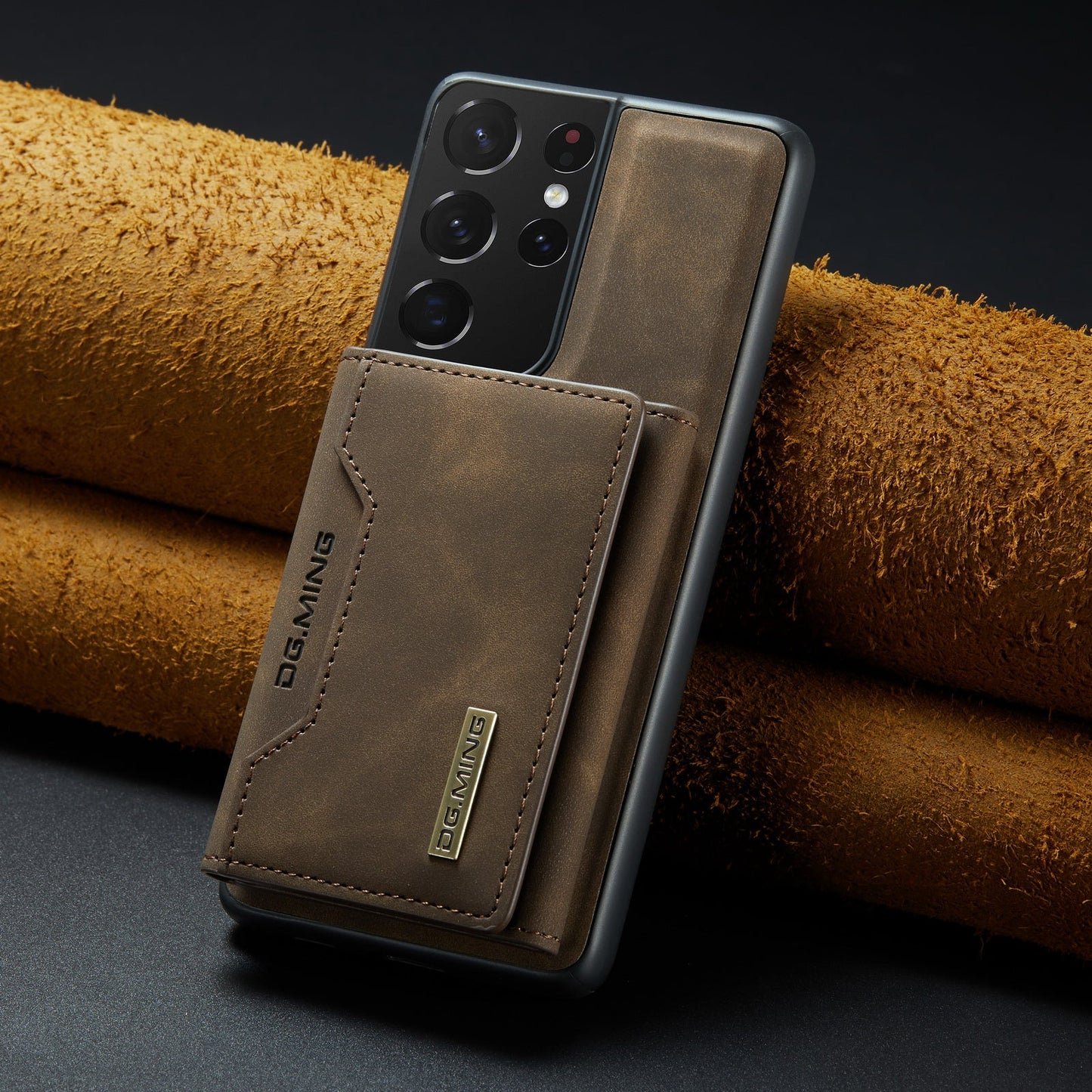2-in-1 abnehmbare Leder-Brieftaschenhülle für Samsung Galaxy