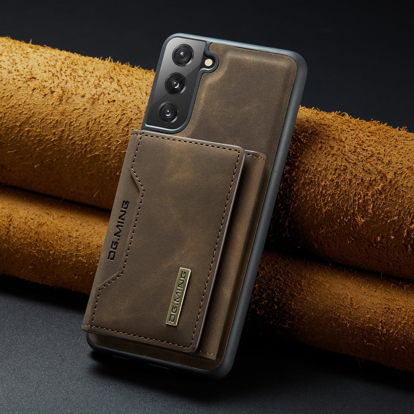 2-in-1 abnehmbare Leder-Brieftaschenhülle für Samsung Galaxy