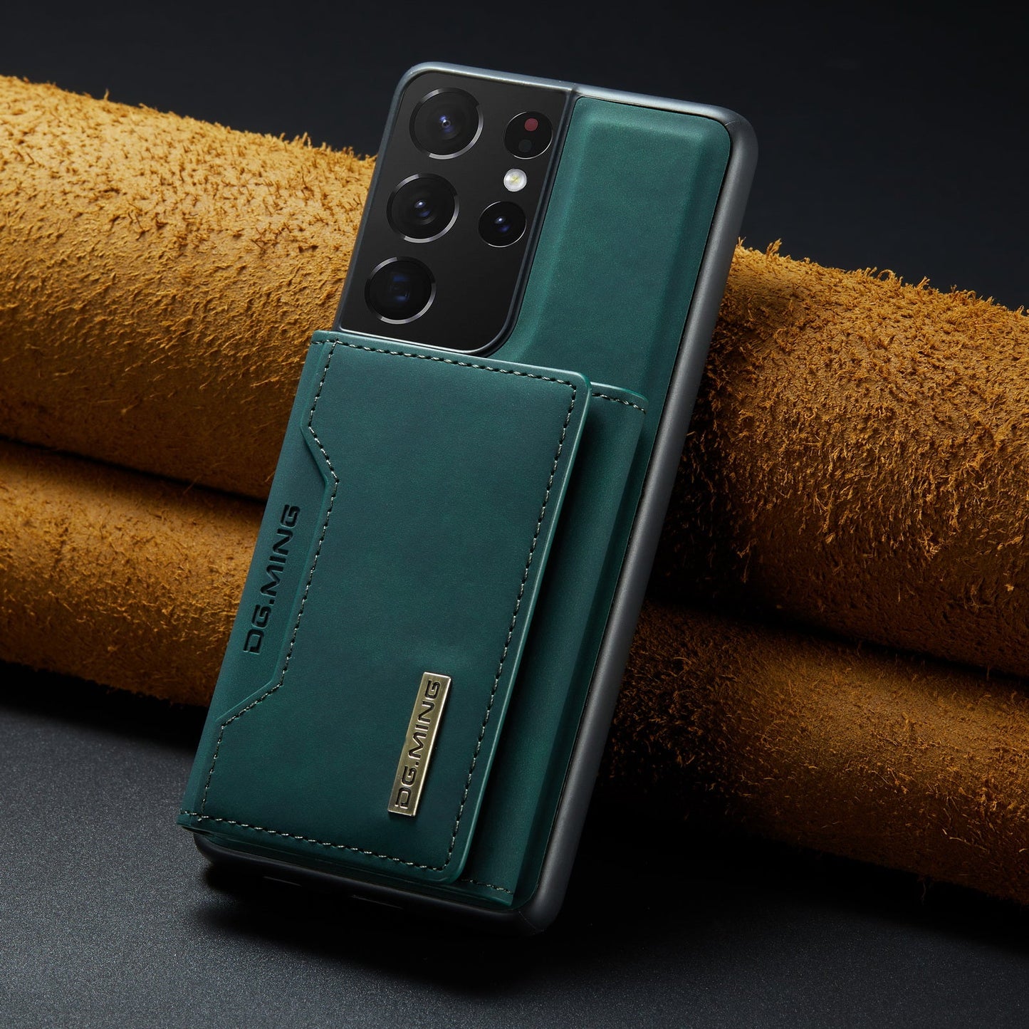 2-in-1 abnehmbare Leder-Brieftaschenhülle für Samsung Galaxy