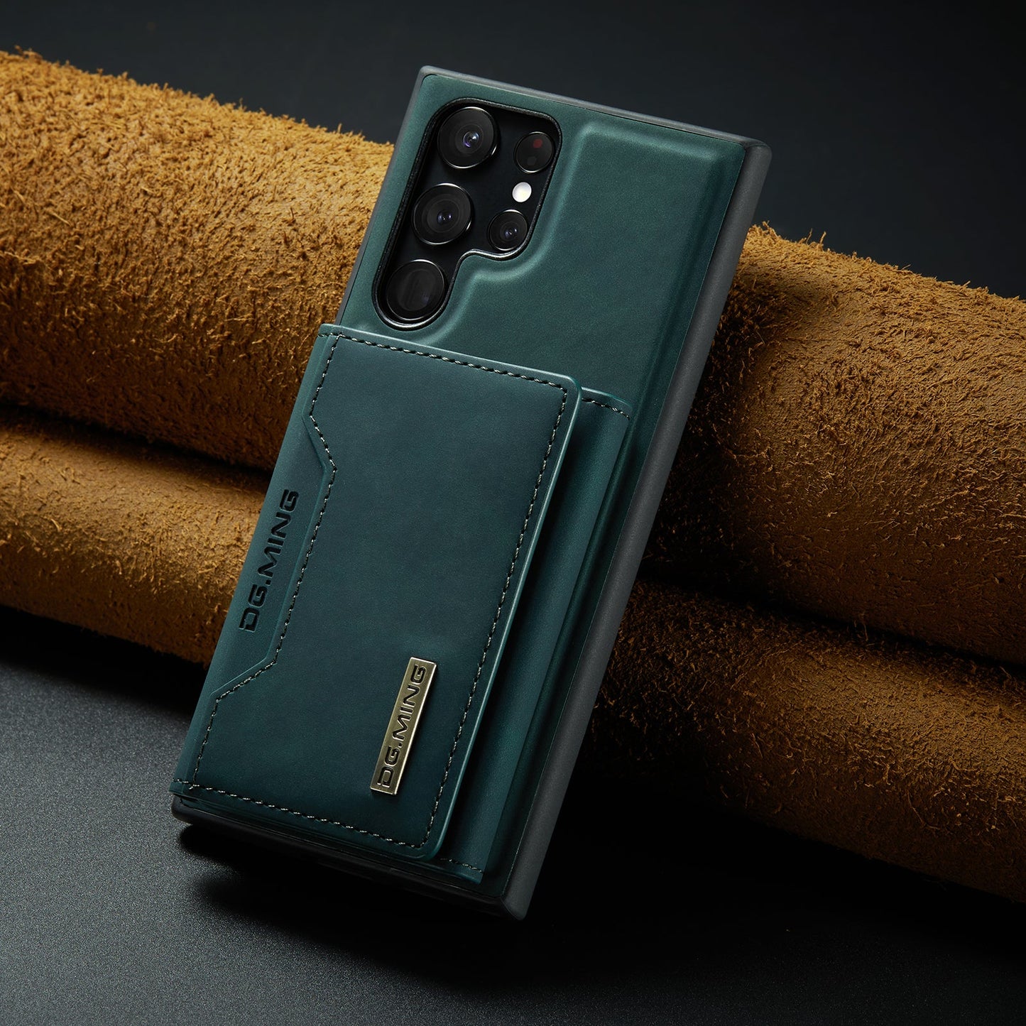 2-in-1 abnehmbare Leder-Brieftaschenhülle für Samsung Galaxy