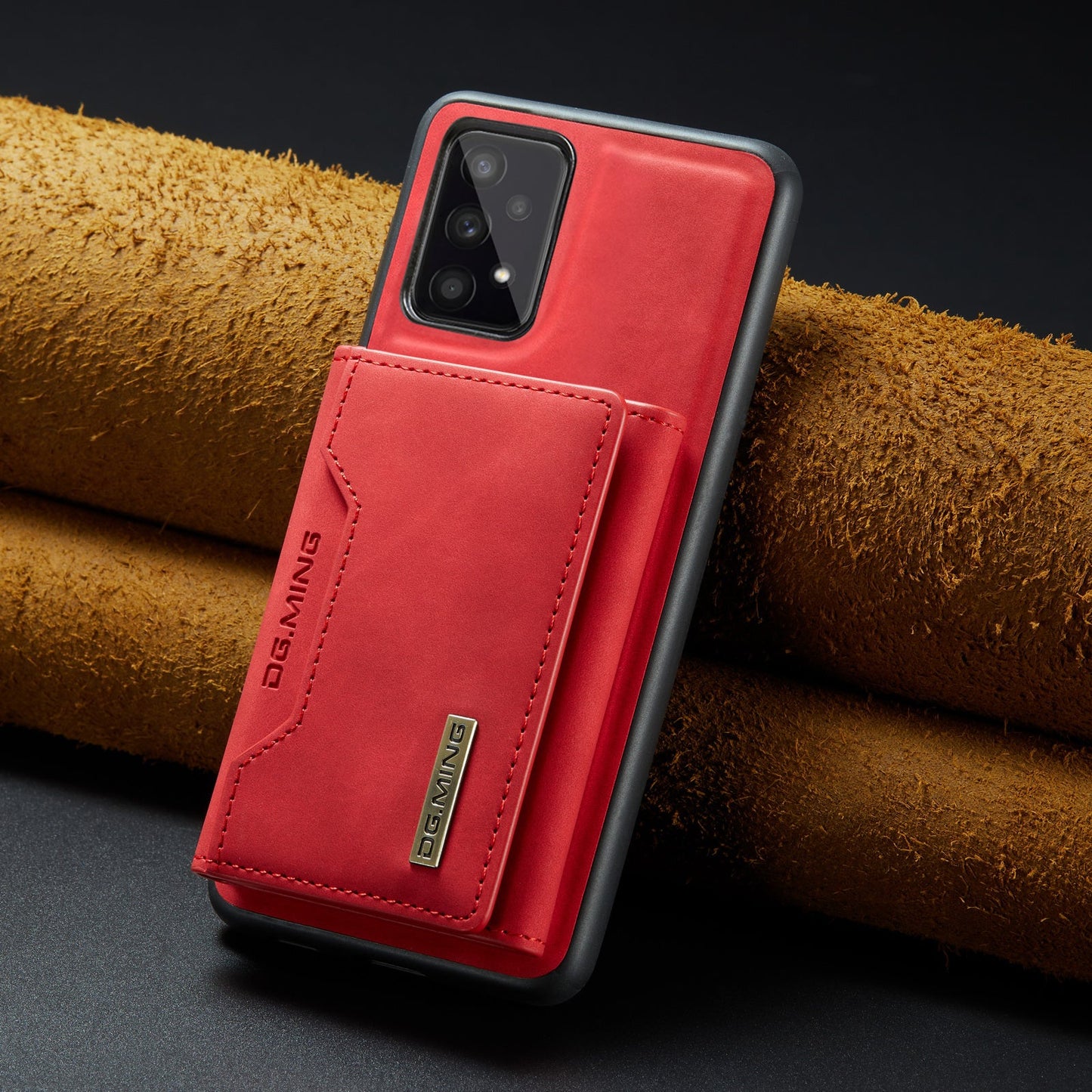 2-in-1 abnehmbare Leder-Brieftaschenhülle für Samsung Galaxy