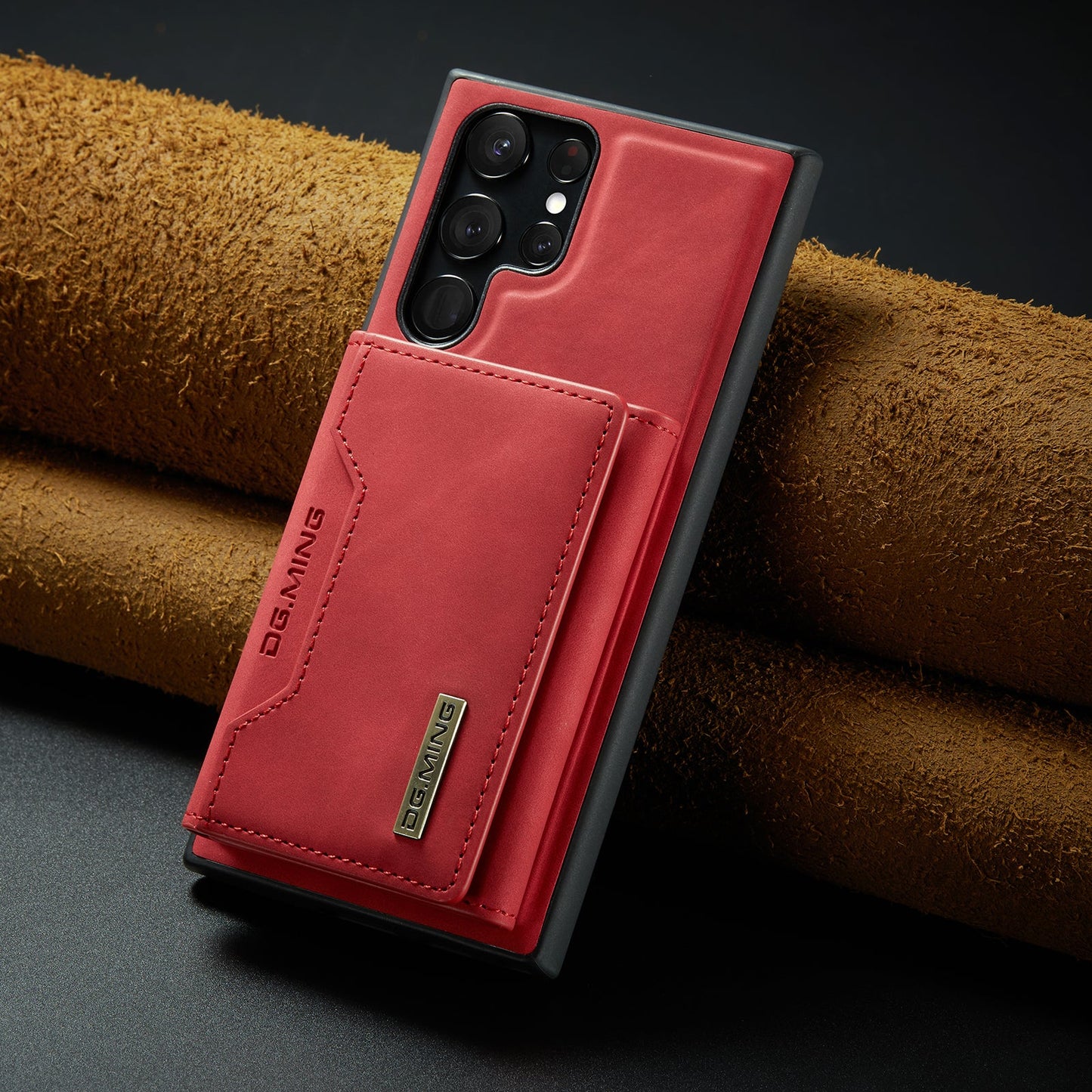 2-in-1 abnehmbare Leder-Brieftaschenhülle für Samsung Galaxy