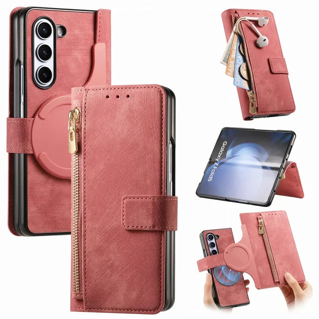 RFID 2-in-1 Detachable Wallet Magnetic Case for Samsung Galaxy Z Fold