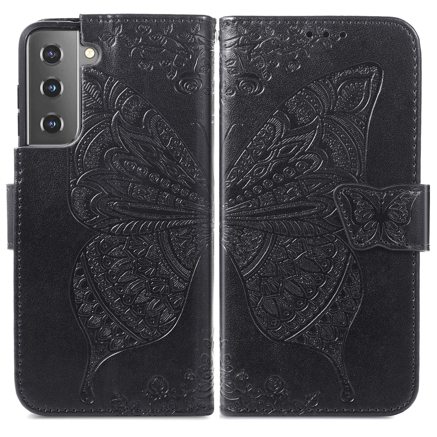 2-in-1 abnehmbare Leder-Brieftaschenhülle für Samsung Galaxy