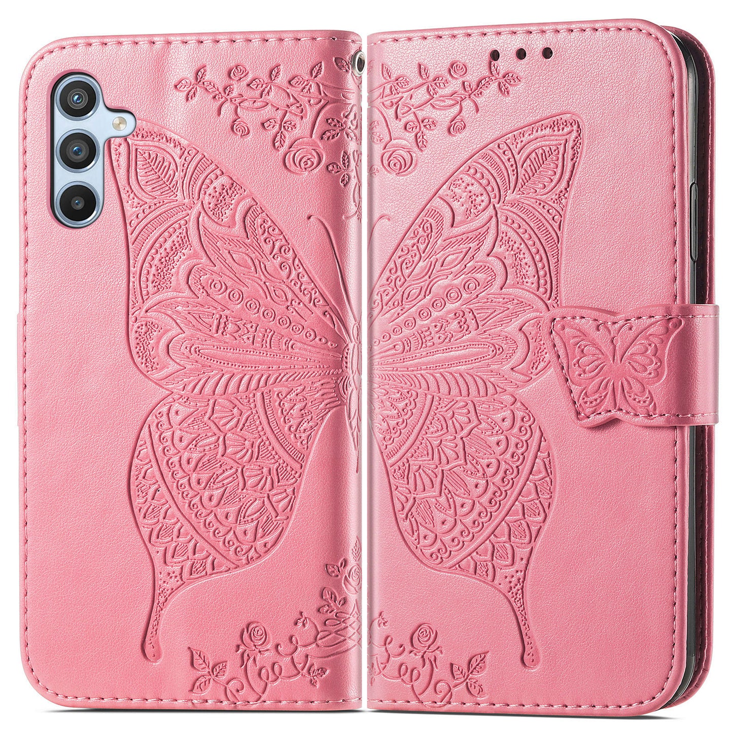 2-in-1 abnehmbare Leder-Brieftaschenhülle für Samsung Galaxy