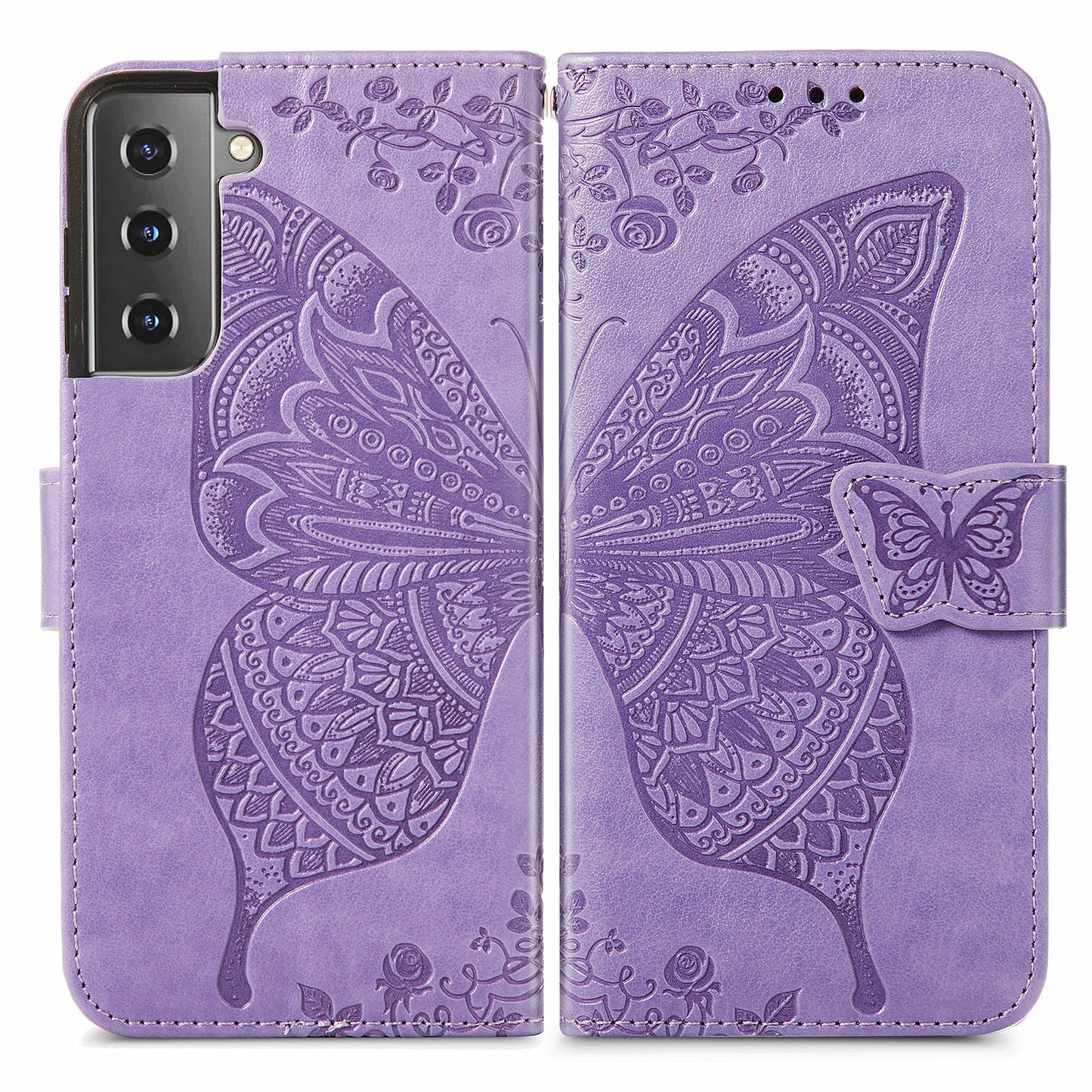 2-in-1 abnehmbare Leder-Brieftaschenhülle für Samsung Galaxy