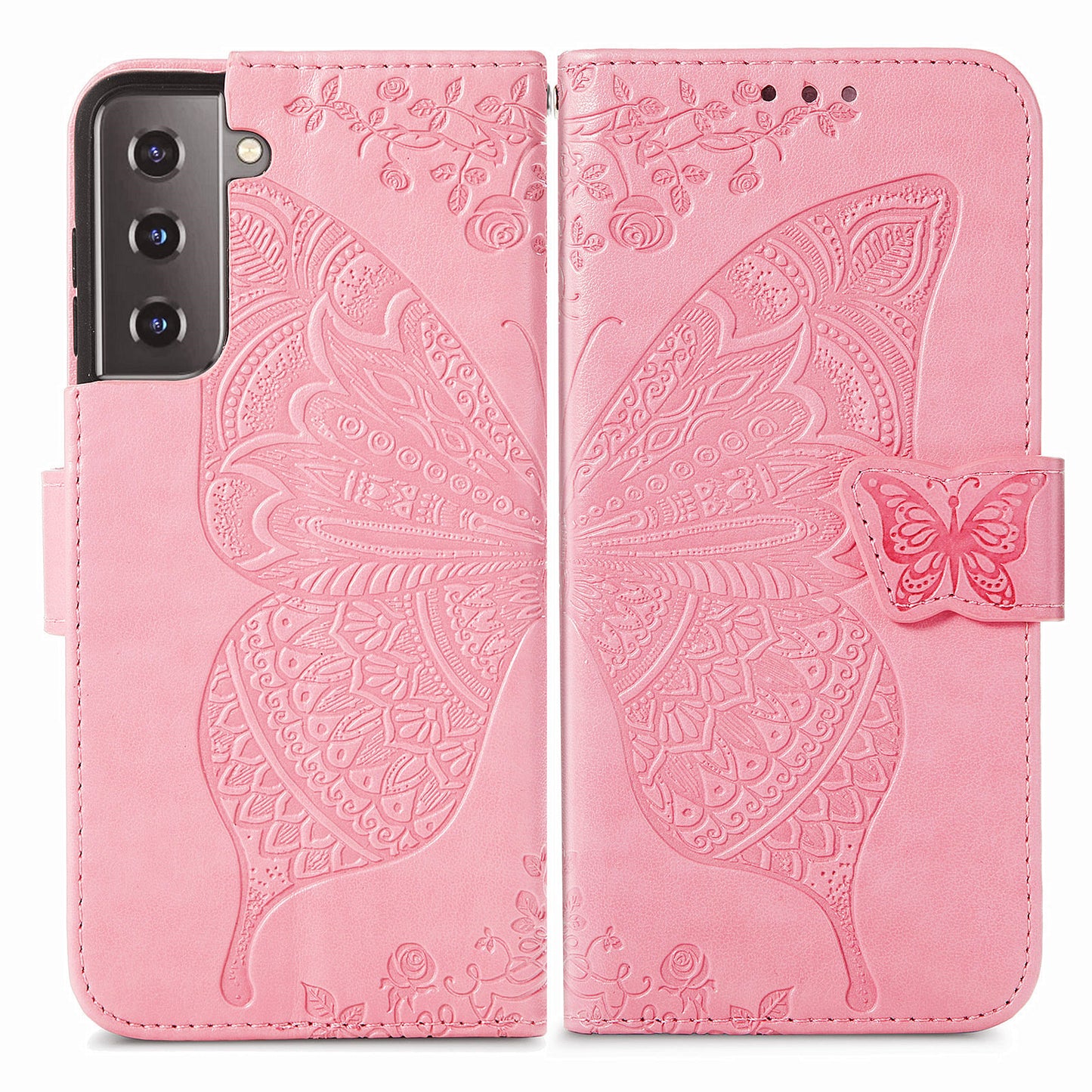 2-in-1 abnehmbare Leder-Brieftaschenhülle für Samsung Galaxy