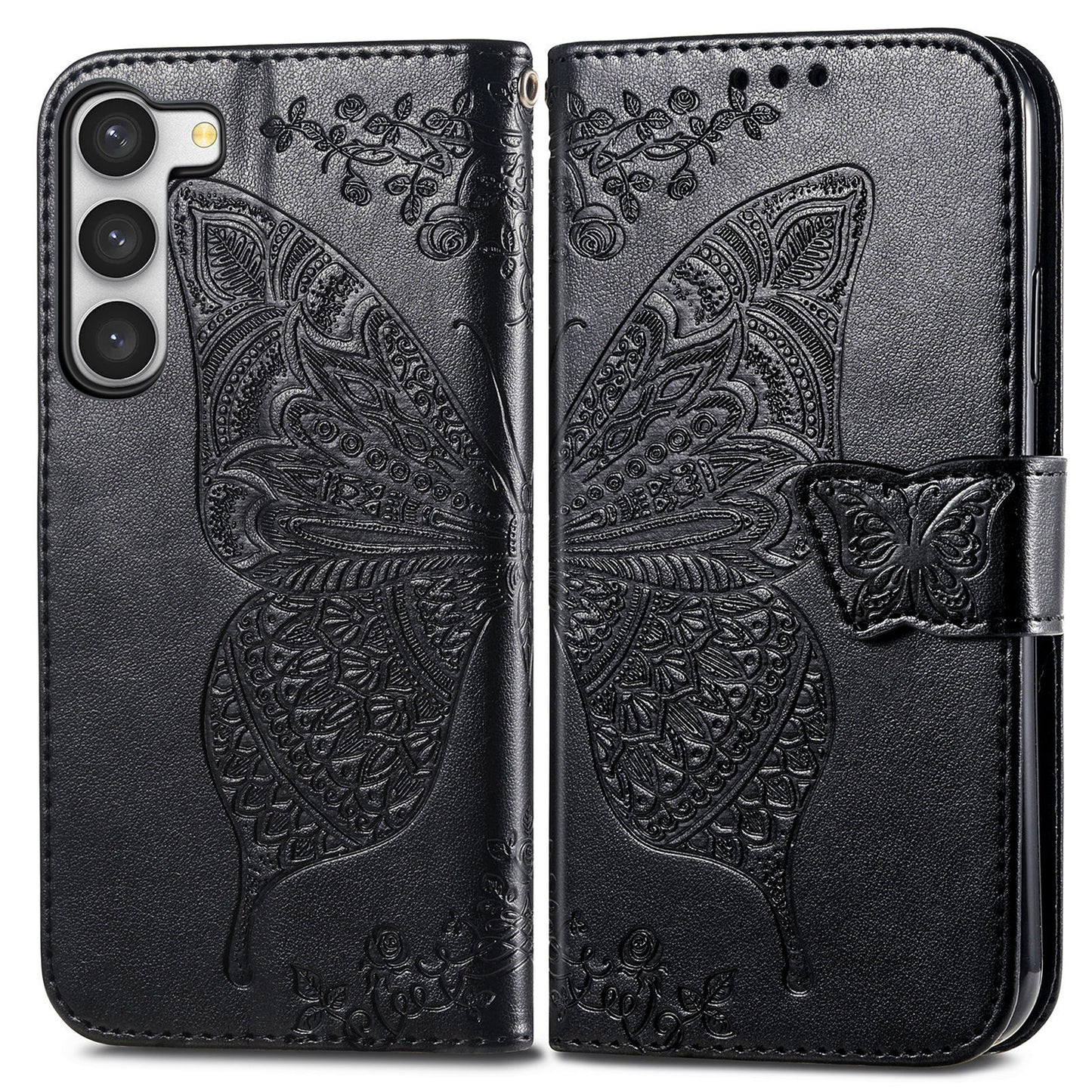 2-in-1 abnehmbare Leder-Brieftaschenhülle für Samsung Galaxy