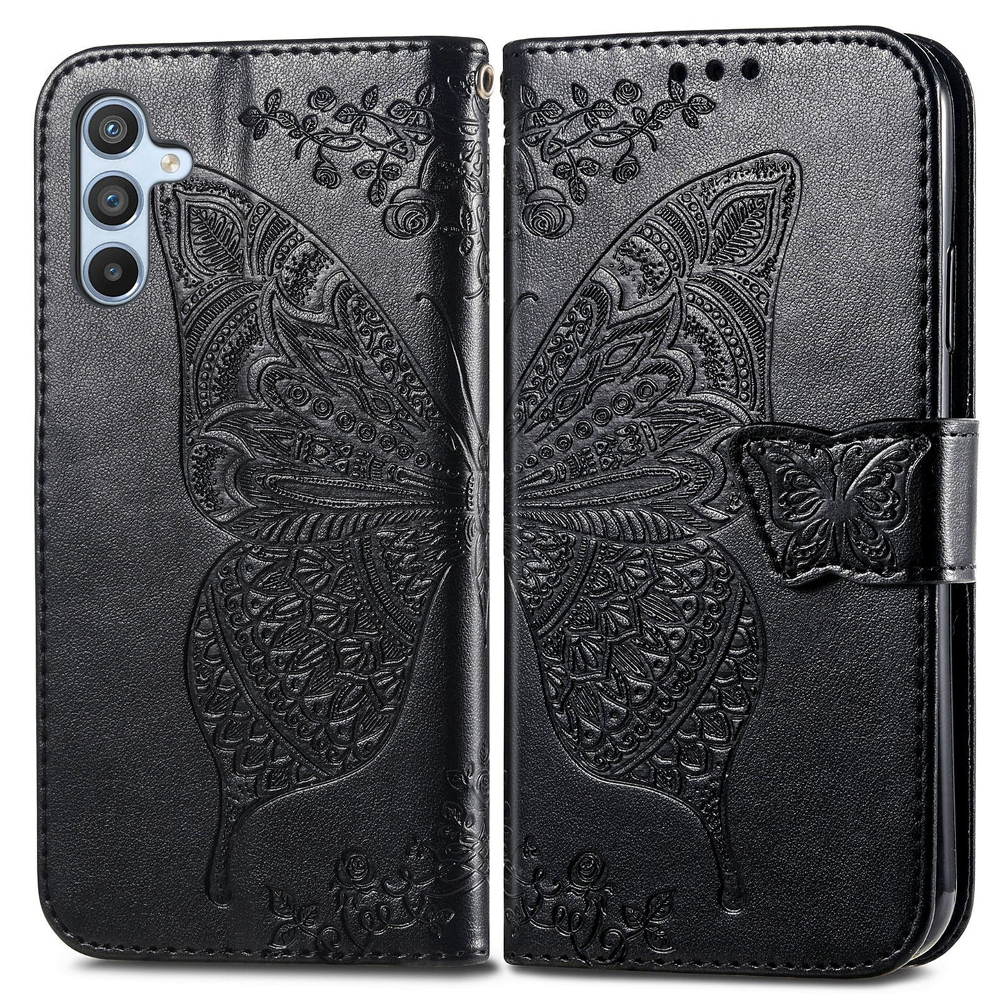 2-in-1 abnehmbare Leder-Brieftaschenhülle für Samsung Galaxy
