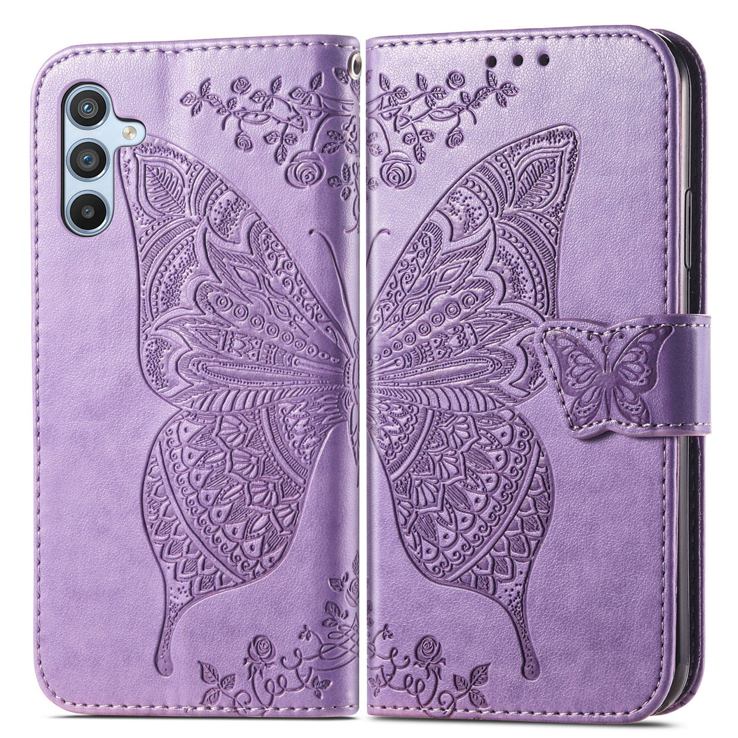 2-in-1 abnehmbare Leder-Brieftaschenhülle für Samsung Galaxy