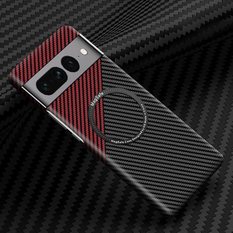 Ultra-thin Carbon Fiber Style Magnetic Case for Google Pixel