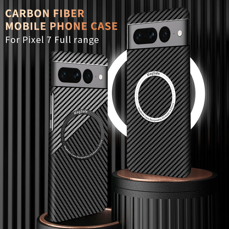 Ultra-thin Carbon Fiber Style Magnetic Case for Google Pixel
