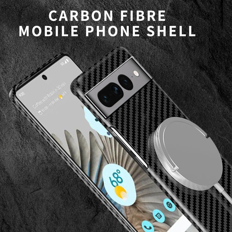 Ultra-thin Carbon Fiber Style Magnetic Case for Google Pixel