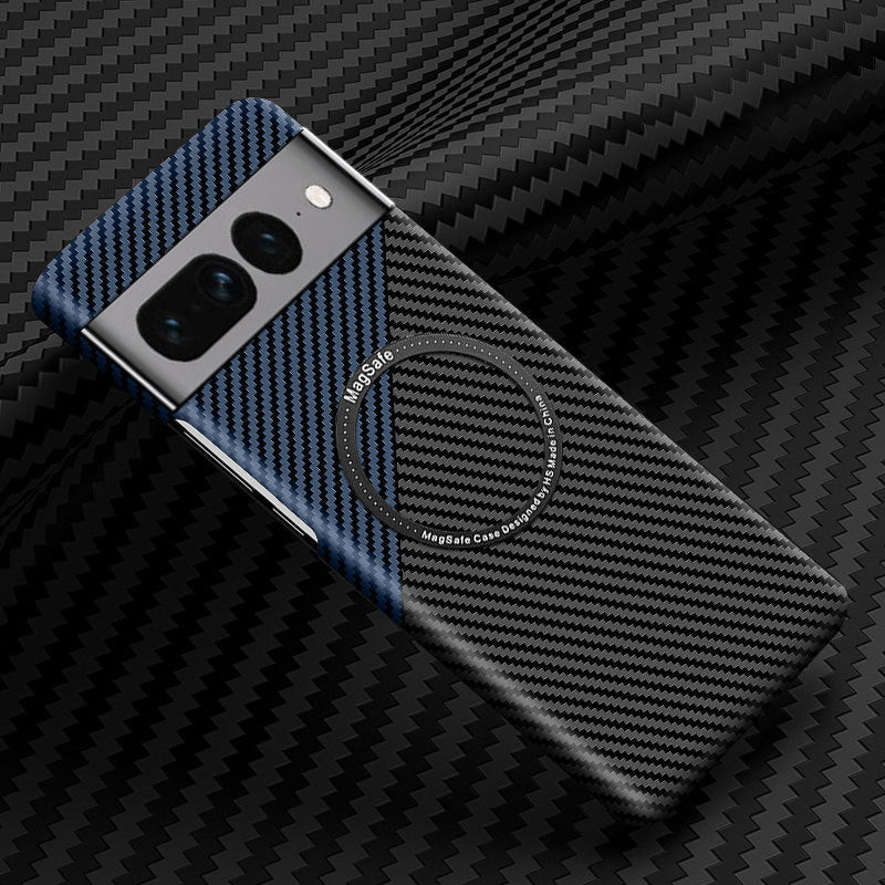 Ultra-thin Carbon Fiber Style Magnetic Case for Google Pixel