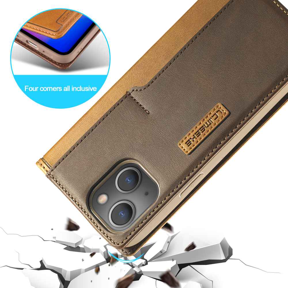 Premium Full Cover Leather Flip Case for iPhone