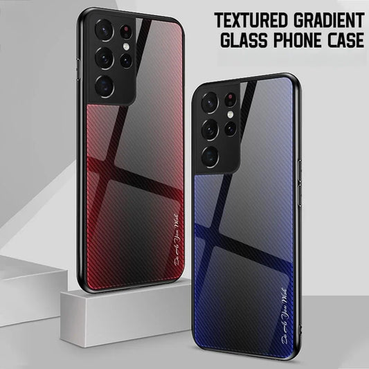 Gradient Texture Glass Case for iPhone