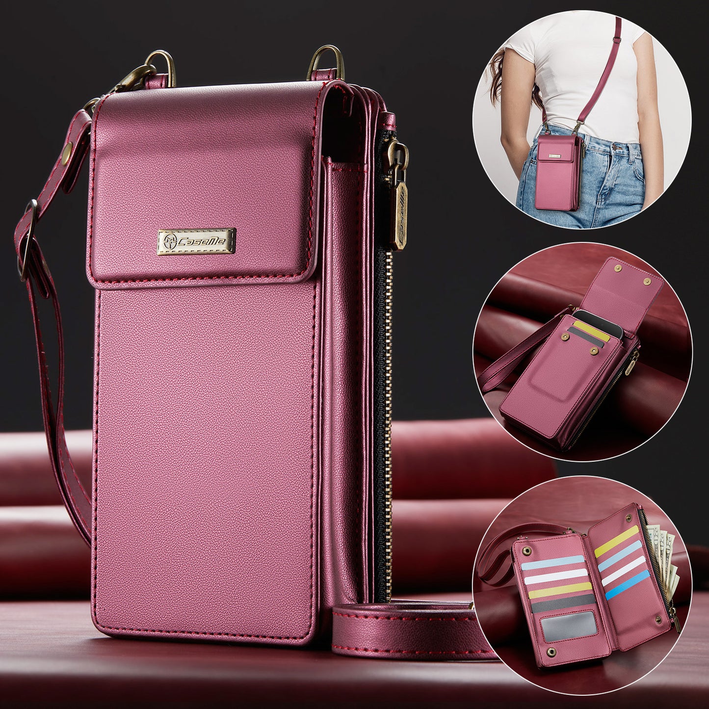 Luxury RFID Crossbody Phone Bag