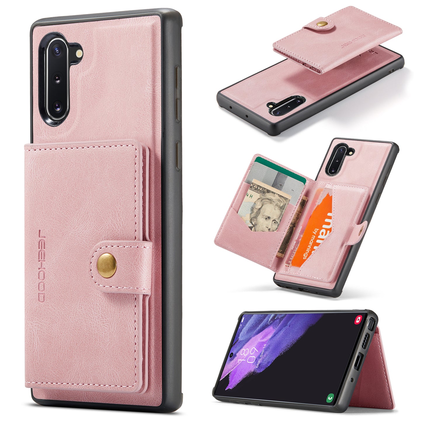 2 in 1 Magnetic Wallet Case For Samsung Galaxy A