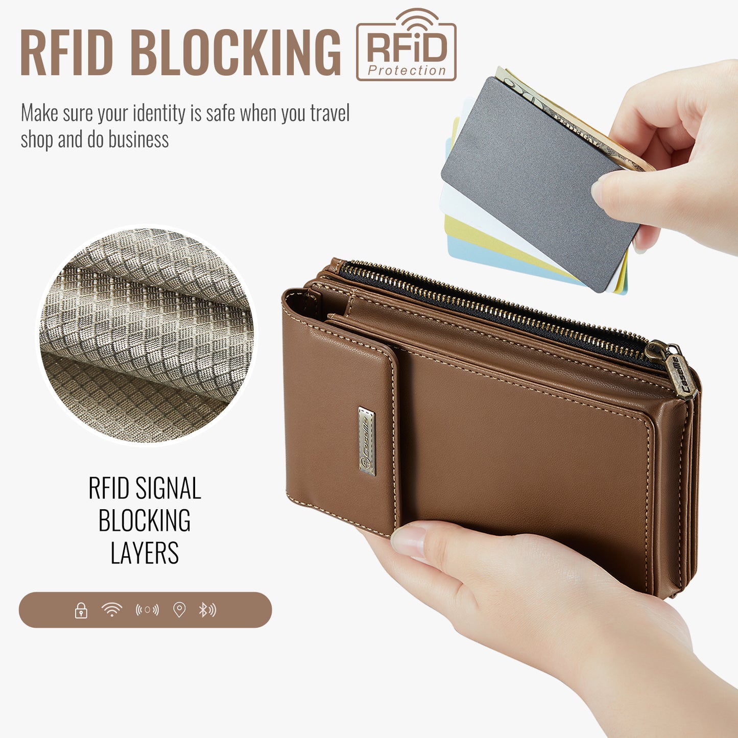 Luxury RFID Crossbody Phone Bag
