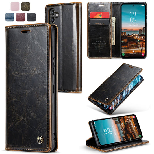 Luxury Flip Leather Phone Case for Samsung Galaxy A