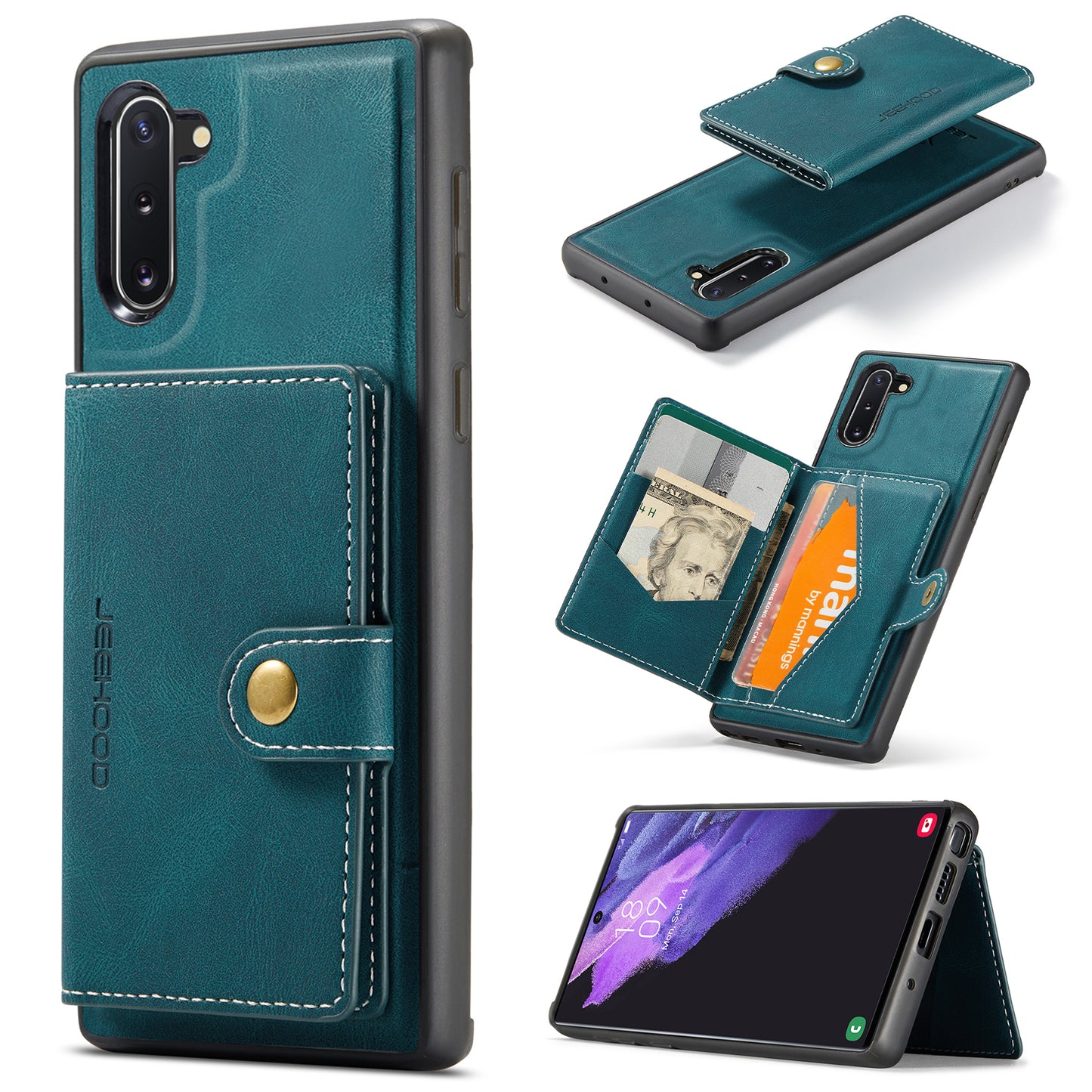 2 in 1 Magnetic Wallet Case For Samsung Galaxy A