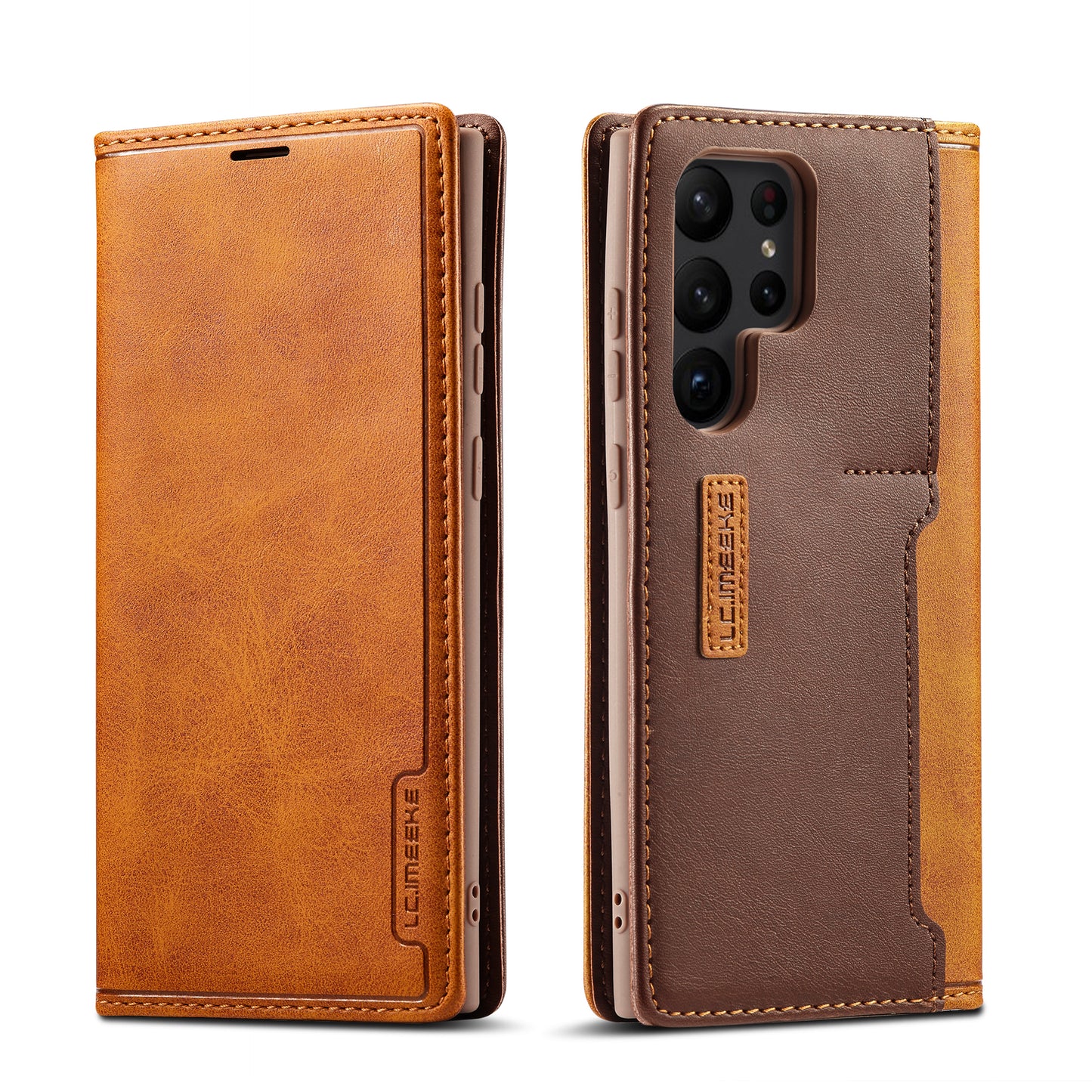 Premium Full Cover Leather Flip Case for Samsung