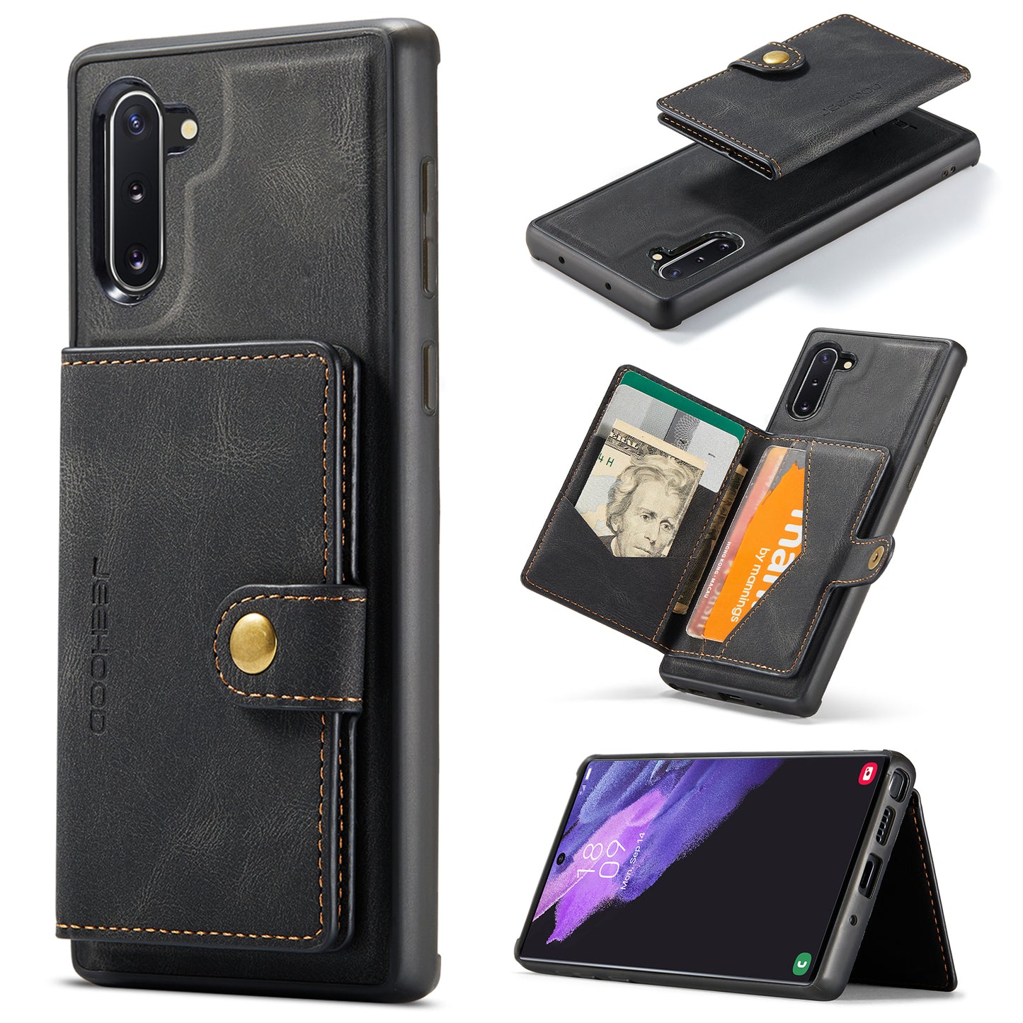 2 in 1 Magnetic Wallet Case For Samsung Galaxy A