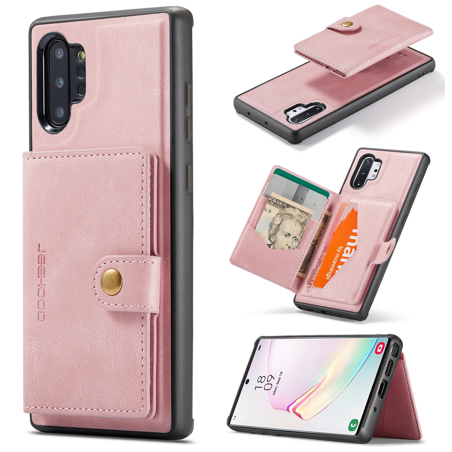 2 in 1 Magnetic Wallet Case For Samsung Galaxy A