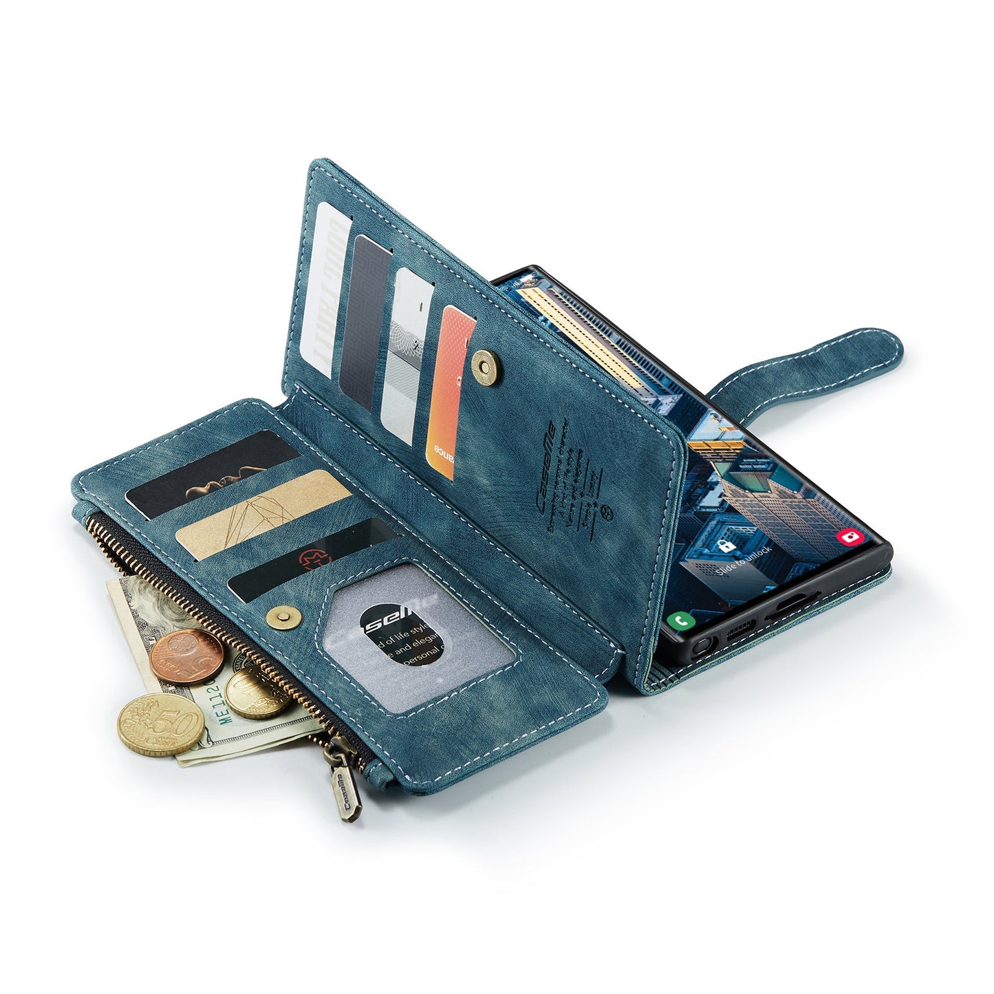 3-in-1 Functionality Durable Wallet Case for Samsung Galaxy