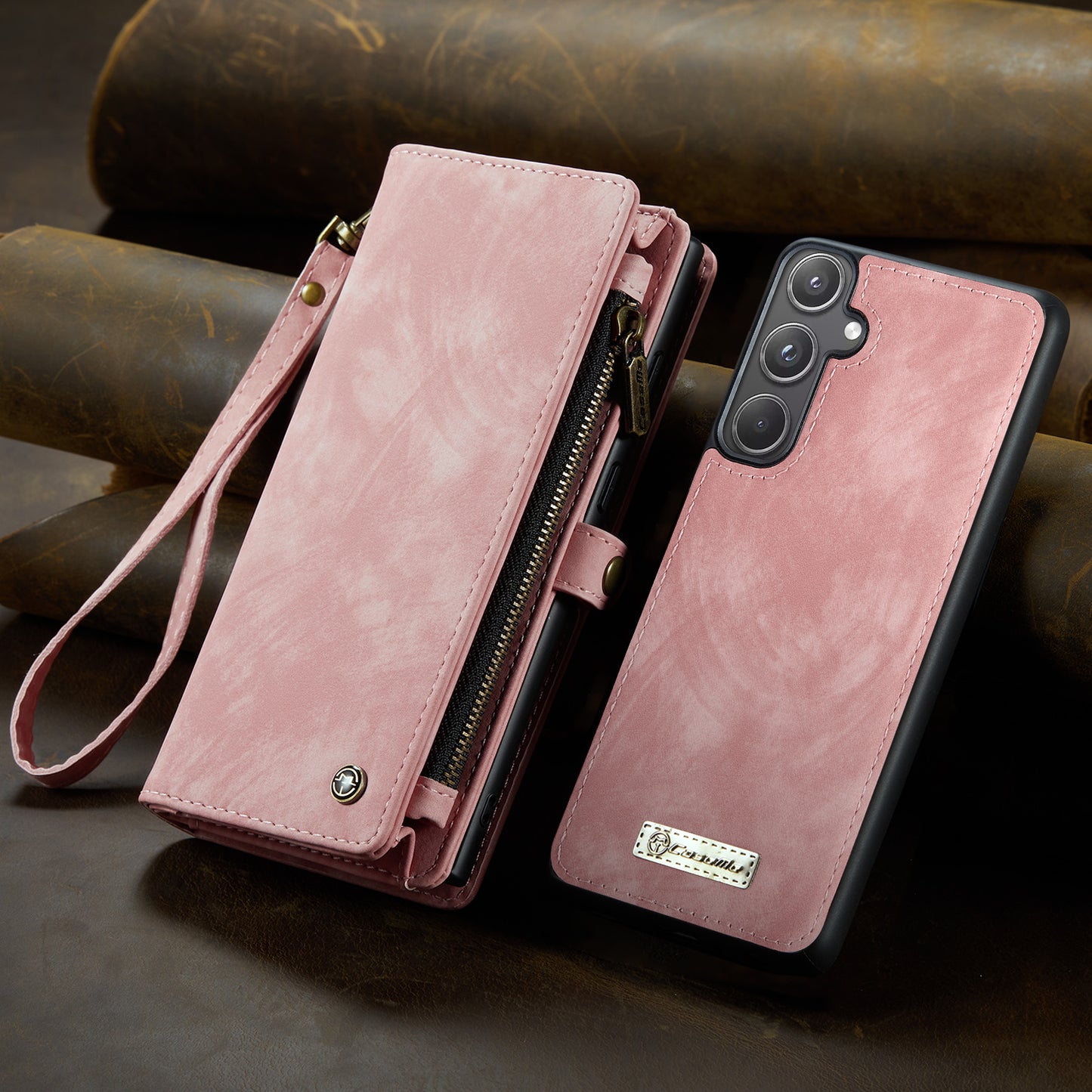 Detachable Leather Wallet Phone Case for Samsung Galaxy