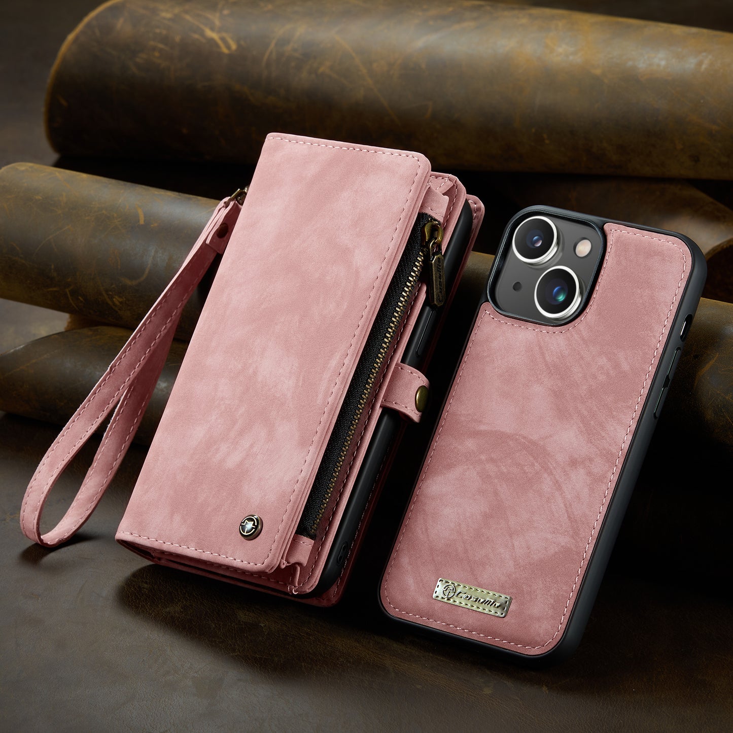 Detachable Leather Wallet Phone Case for iPhone