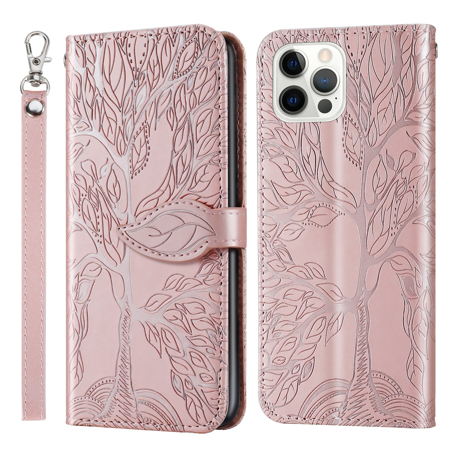 Tree of Life Wallet Flip Case for iPhone