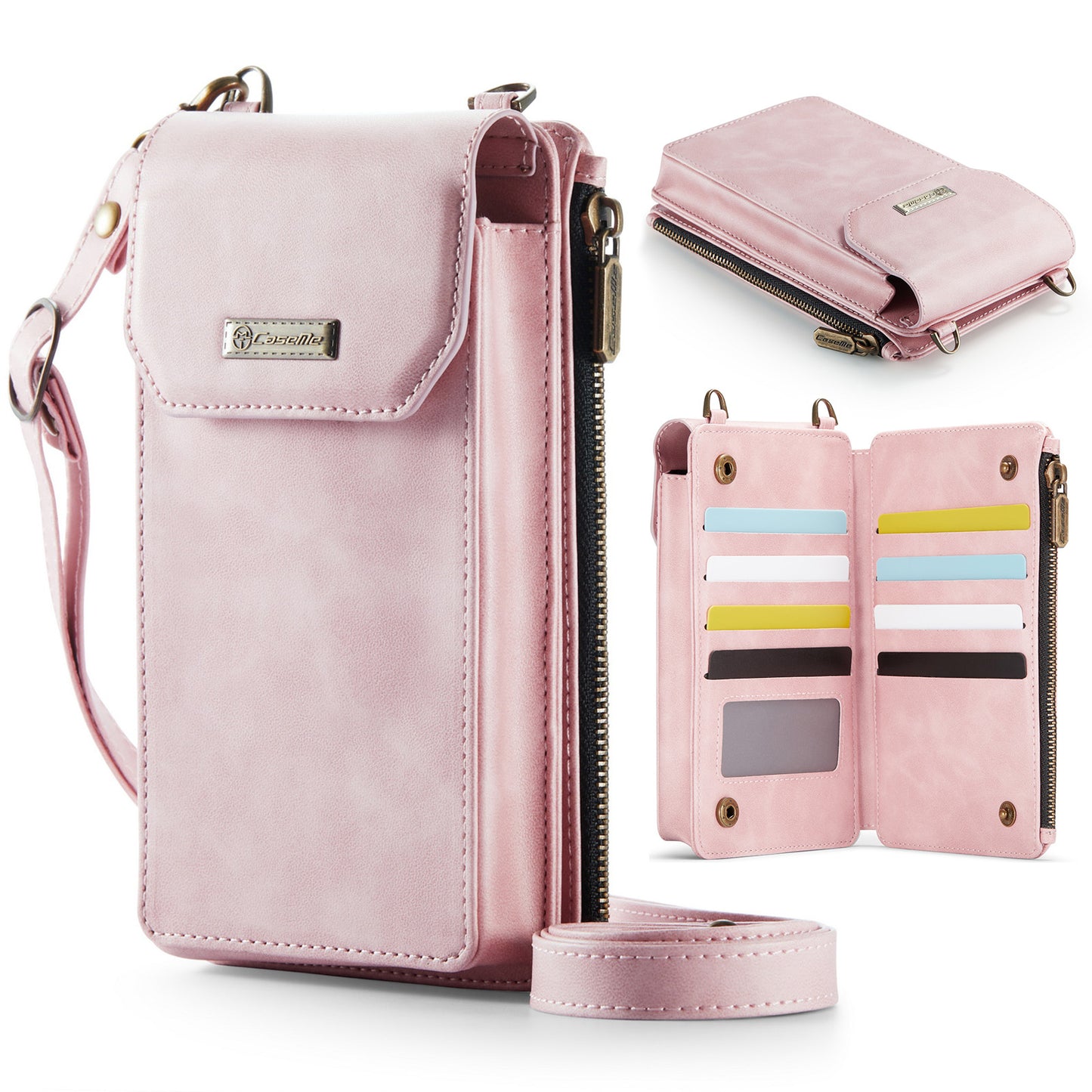 RFID Blocking Crossbody Phone Wallet