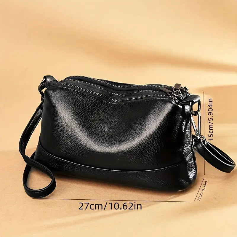 Genuine Leather Fashionable Women's Crossbody Bag