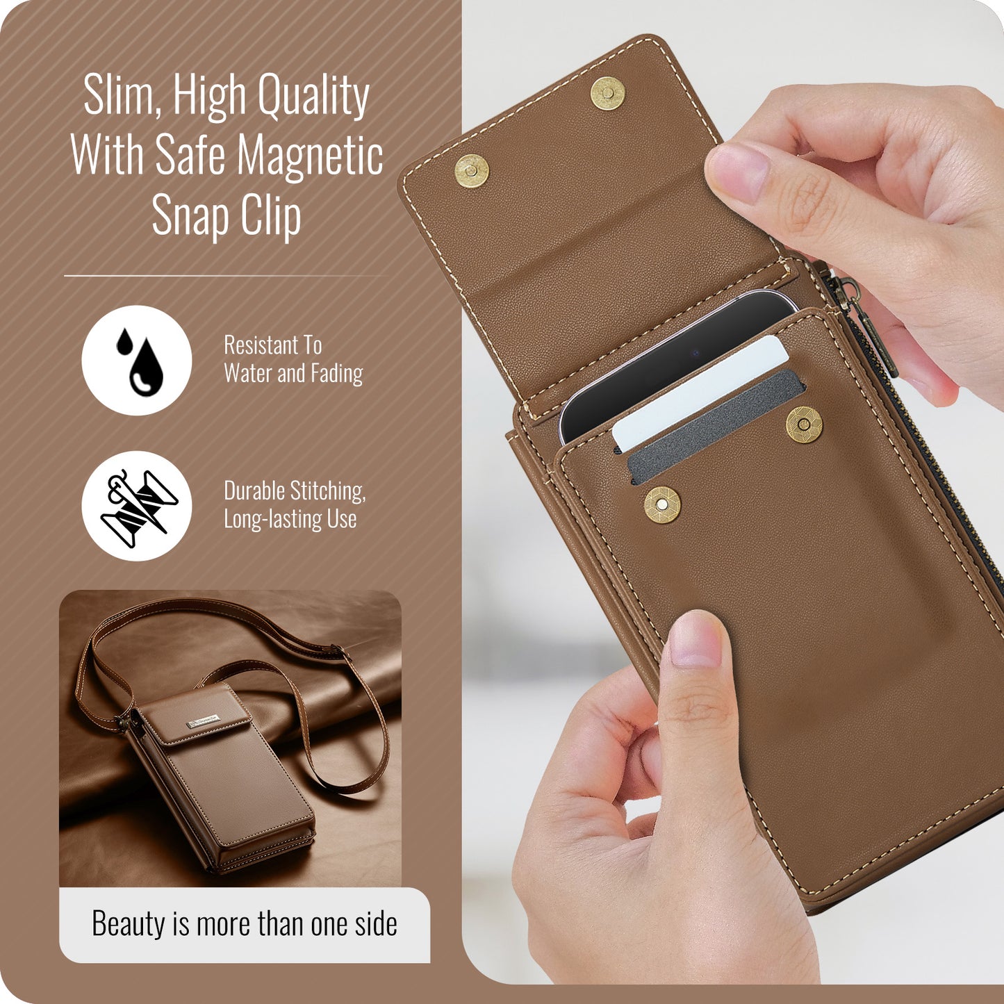 Luxury RFID Crossbody Phone Bag