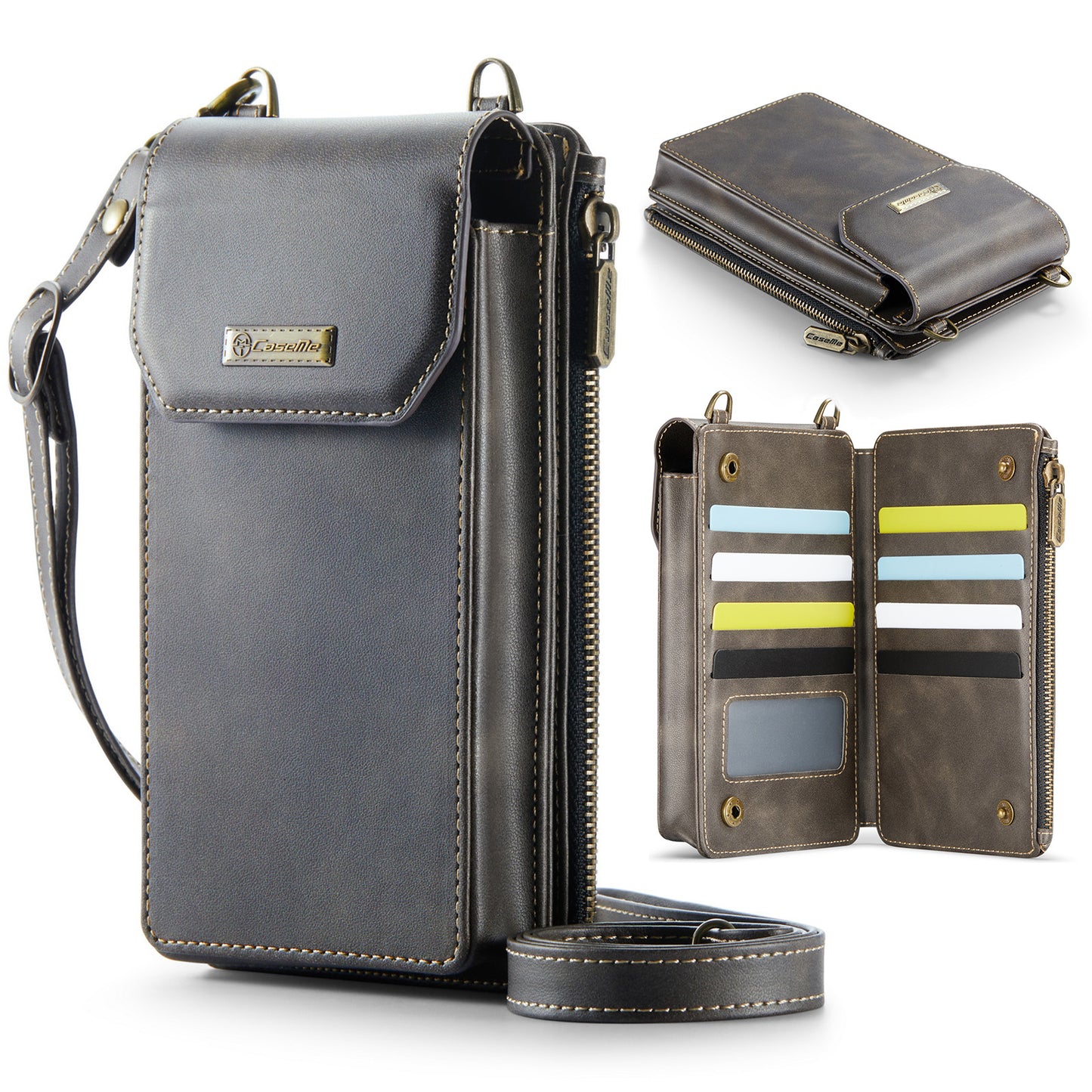 RFID Blocking Crossbody Phone Wallet