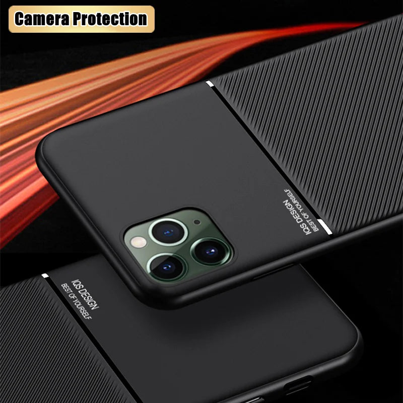 Shockproof Magnetic Car Phone Case for iPhone