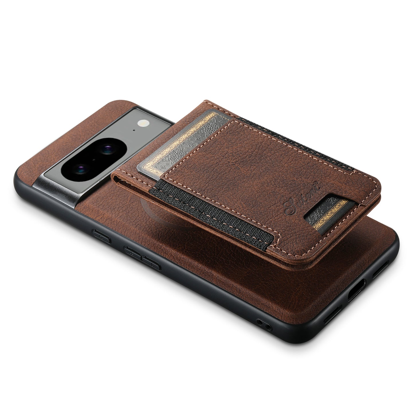 2-in-1 Retro Magsafe Flip Wallet Phone Case for Google Pixel