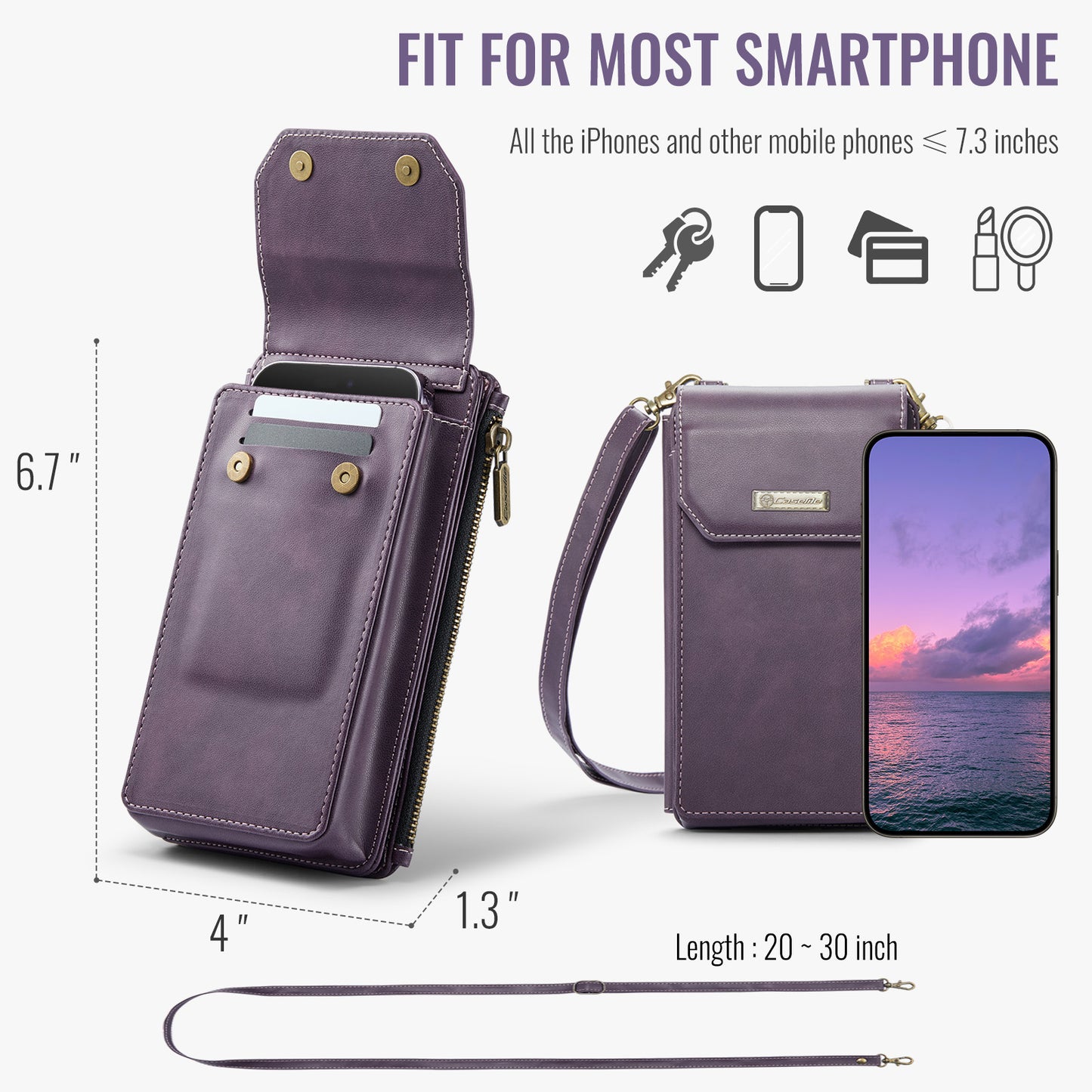 Fashion RFID Crossbody Phone Bag