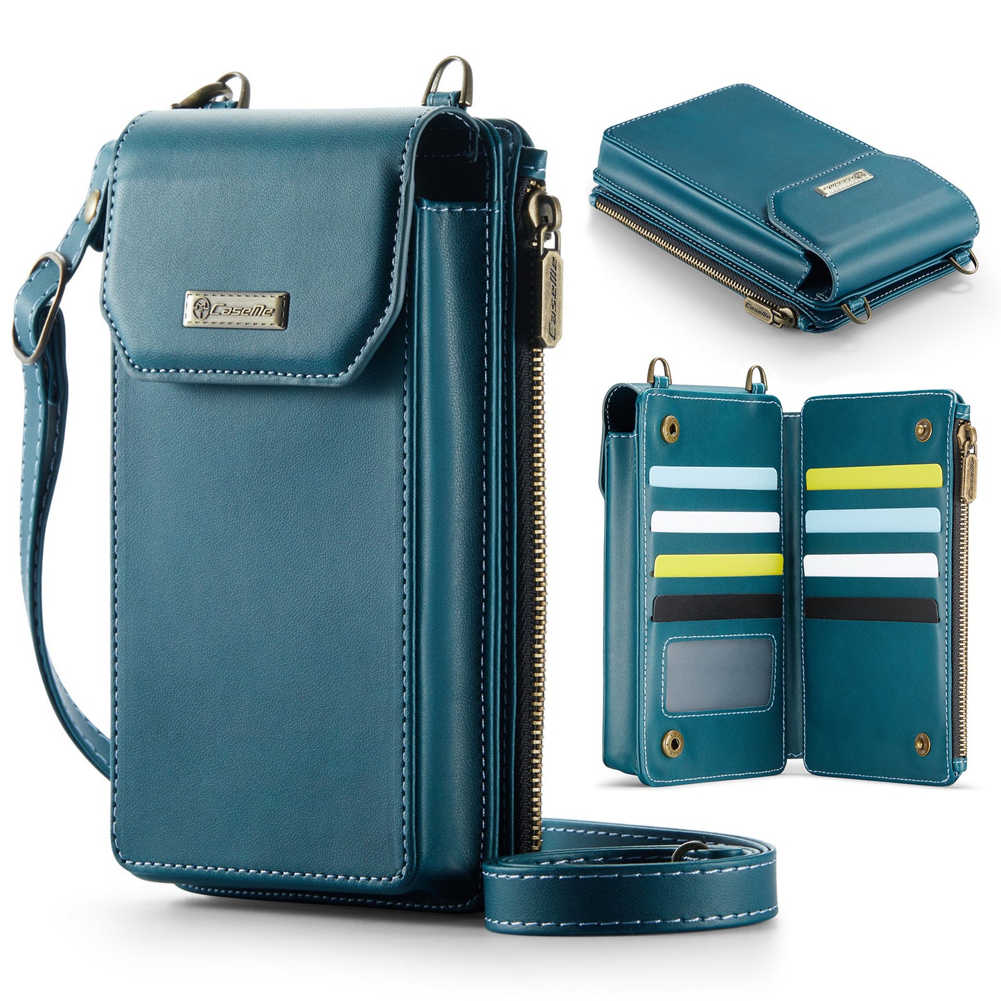 RFID Blocking Crossbody Phone Wallet