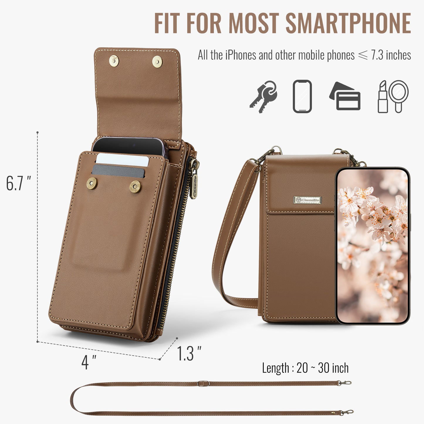 Luxury RFID Crossbody Phone Bag