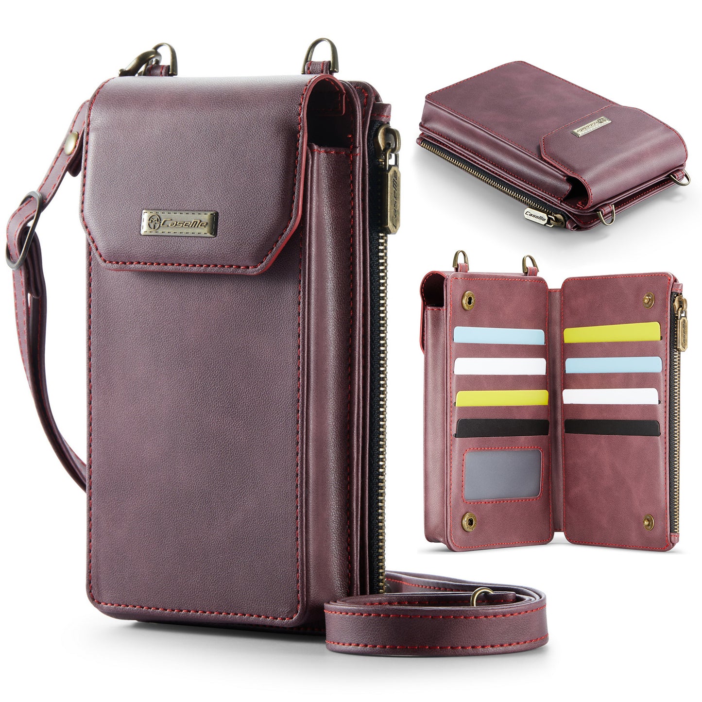 RFID Blocking Crossbody Phone Wallet