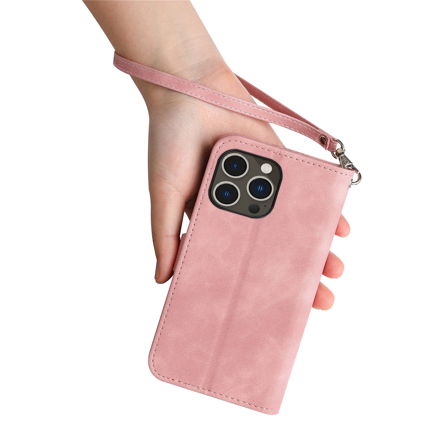 Versatile Elegance Wallet Flip Case for iPhone